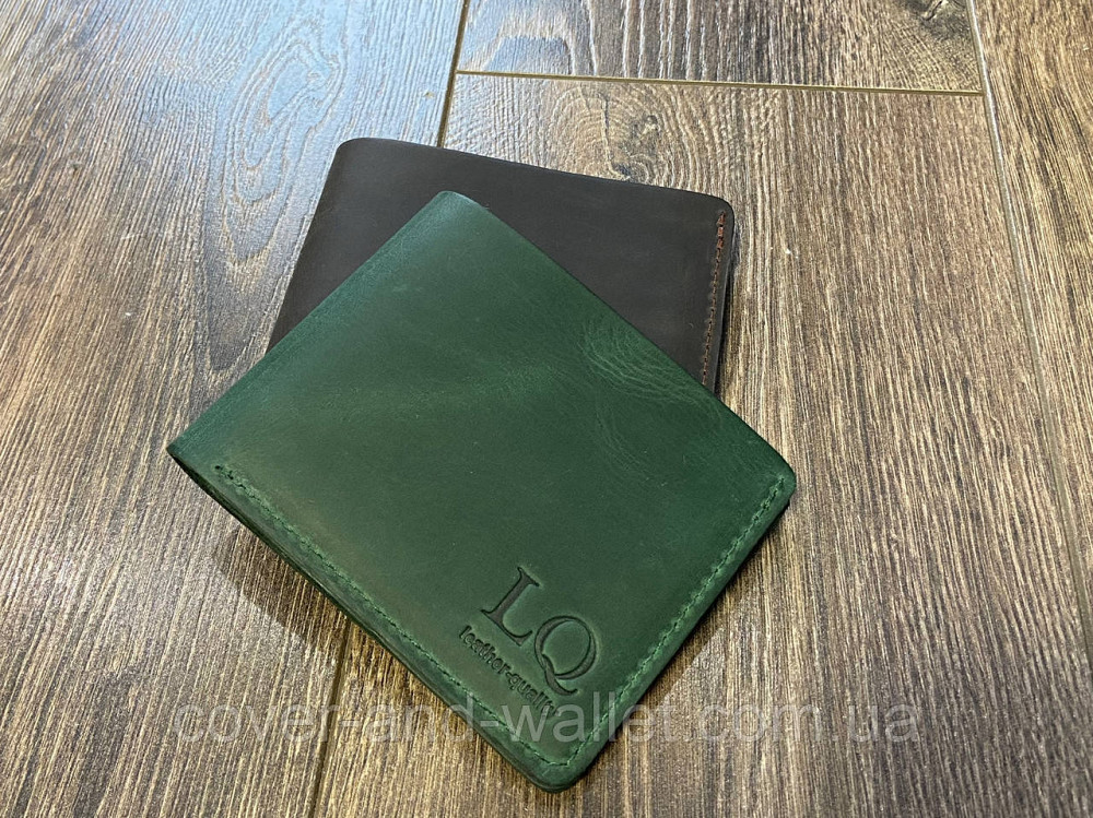 Шкіряний гаманець ручної роботи без монетниці Grande Pelle Onda Київ - фото 1