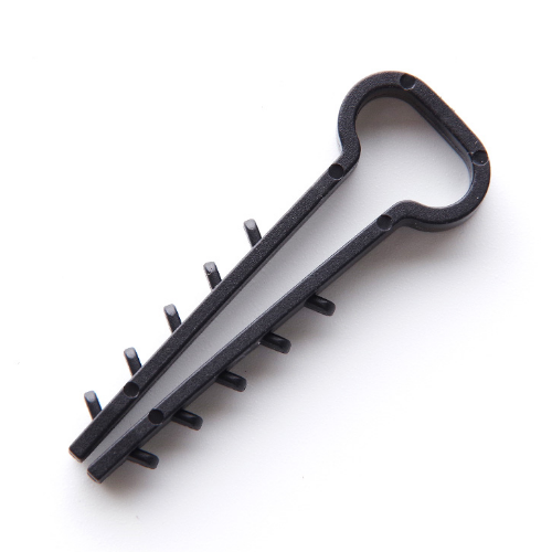 Дюбель-ялинка 8*5мм для плоского кабелю чорний 100шт/уп APRO Житомир - фото 2