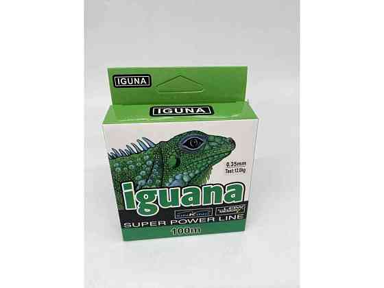 Лiска Iguana 0,35мм 12кг 100м прозорий SM-Y-18-035 ТМ PRC Киев