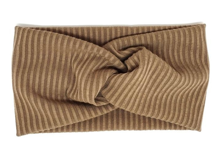 Пов'язка на голову світло-коричнева Київ - фото 1