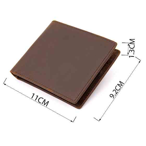 Портмоне унісекс матове Vintage 20445 Темно-коричневе Київ