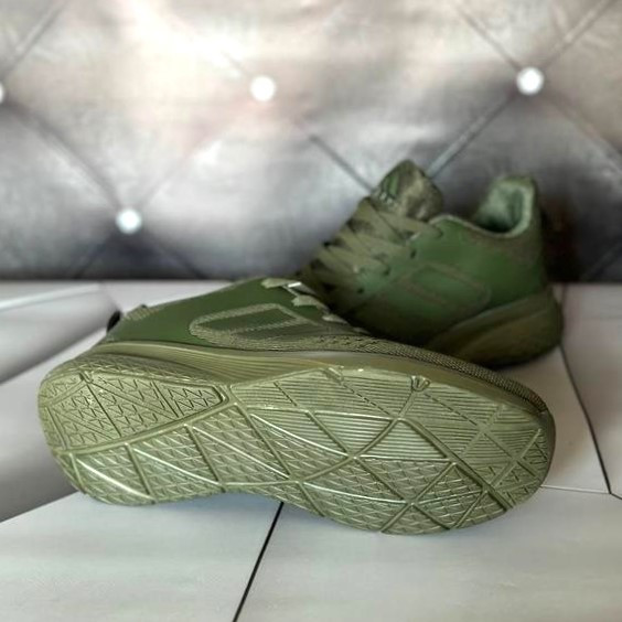 Кросівки Adidas Зелені Адідас BOOST Колір Хакі Чоловічі (розміри: 36,37,38,39,40) Дніпро - фото 5