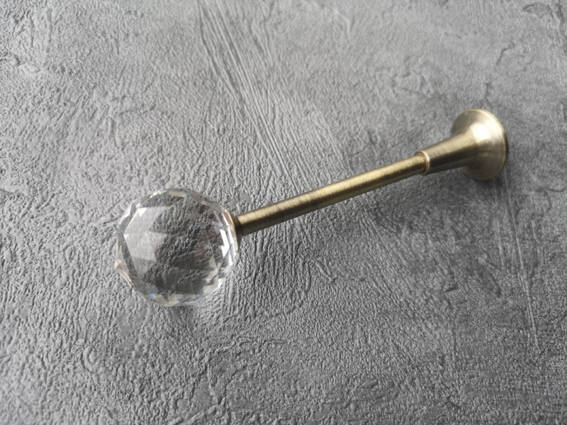 Підхват для штор Orvit Балло-кристал 120 х 30 мм Антик (6989179) Львов - изображение 1