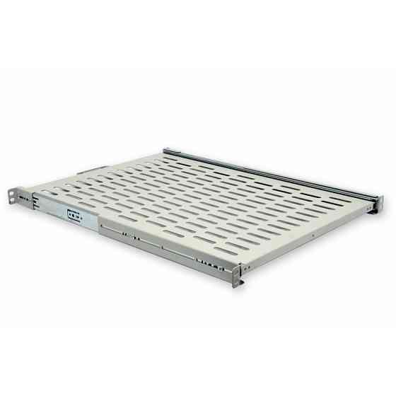 Полиця висувна 19" CMS UA-SHSL-600G 1U 600 мм, сіра Київ