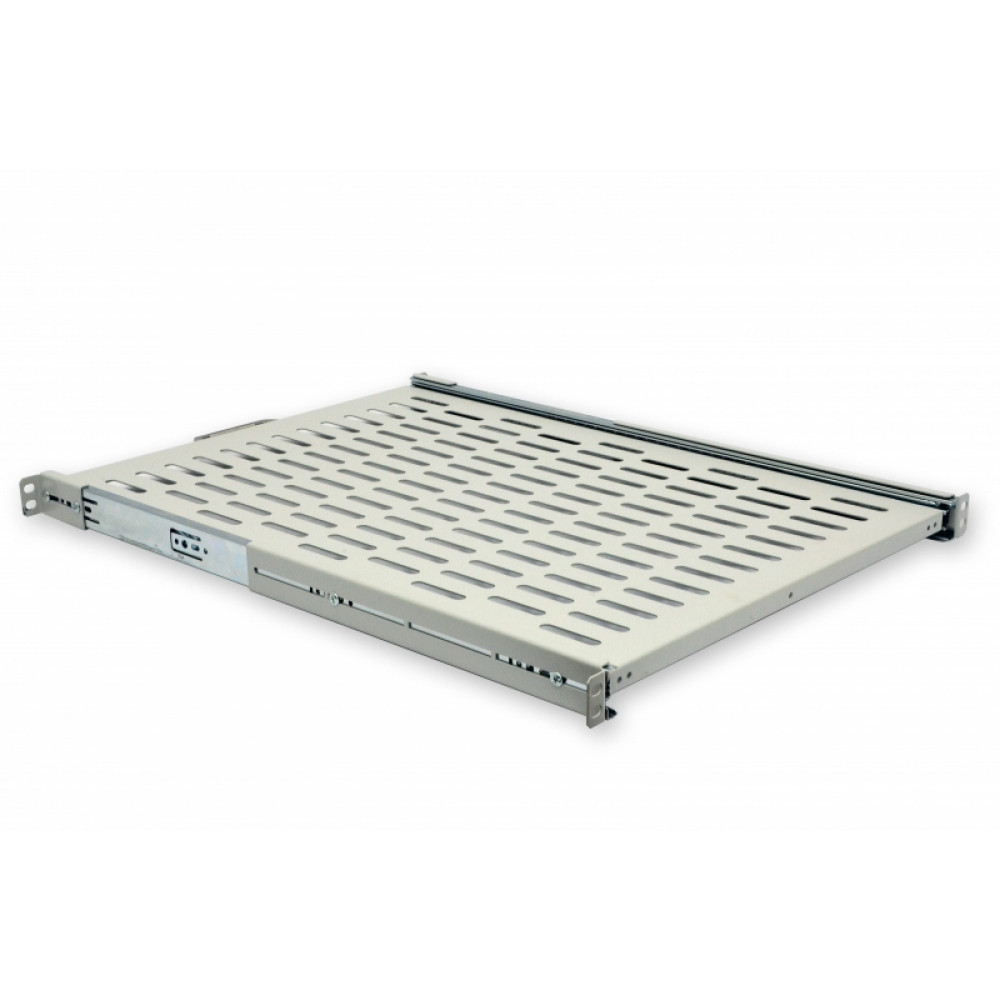 Полиця висувна 19" CMS UA-SHSL-600G 1U 600 мм, сіра Київ - фото 4