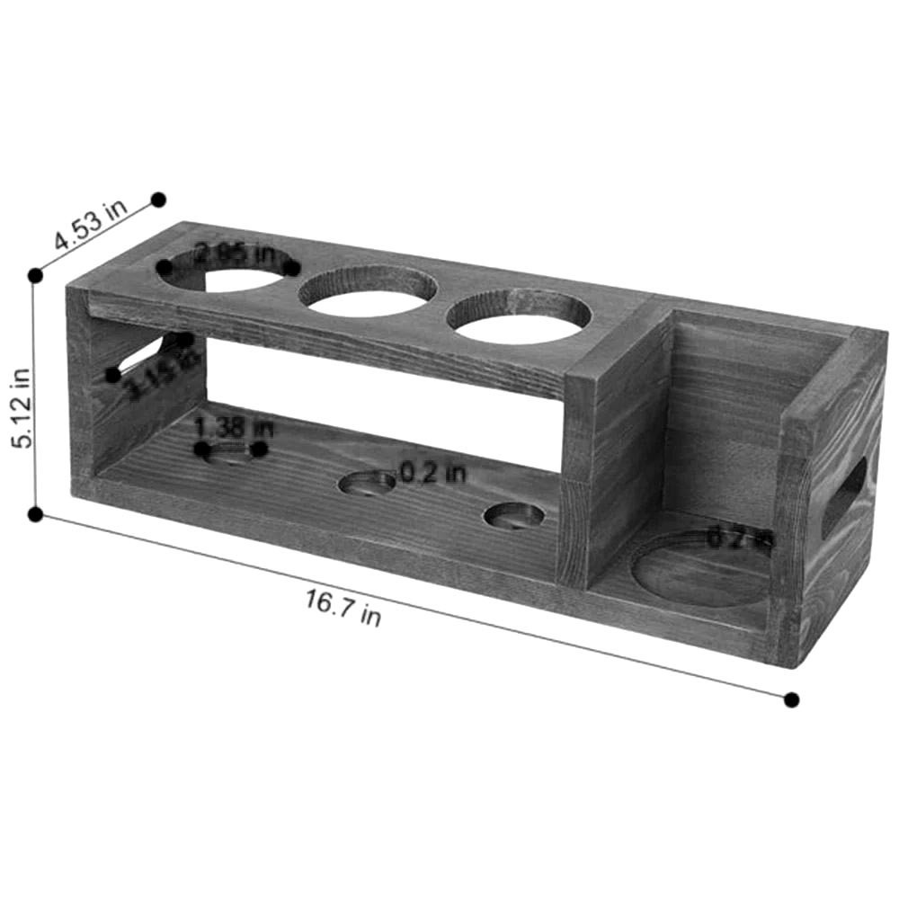 Настільна винна полиця "Гларс" мокко Миколаїв - фото 2