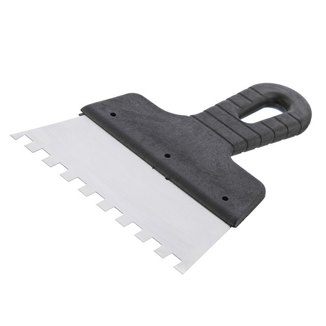 Шпатель из нержавеющей стали, 150 мм, зуб: 8×8 мм INTERTOOL KT-2158 Киев - изображение 2