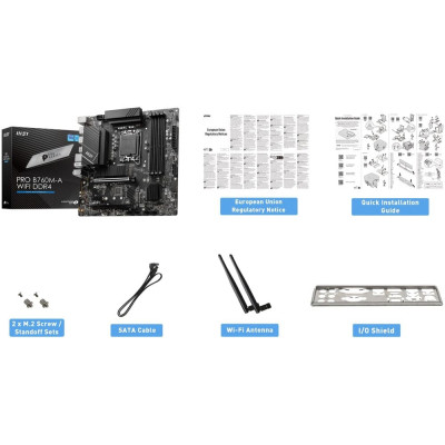 Материнська плата MSI PRO B760M-A WIFI DDR4 Вінниця - фото 7