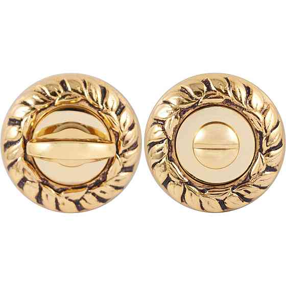 Накладка Fadex d60mm кругла золото 24к/коричн вж Київ