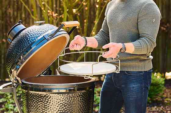 Відсікач жару із 2 половин у каркасі для Big Green Egg Large 136251 Код: 013863 Рівне