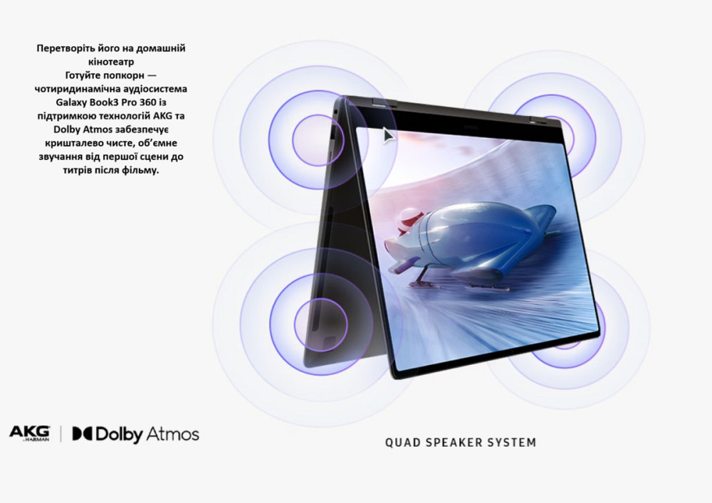 5G Ноутбук Samsung Galaxy Book3 Pro 360 NP965QFG 16" Amoled 2K сенсорний екран Intel Core i5-1340P 8/256GB SSD Миколаїв - фото 6
