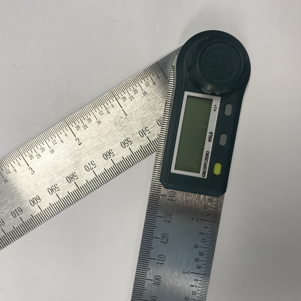 Електронний кутомір із лінійкою 500 мм PROTESTER 5423-500 Одеса - фото 5