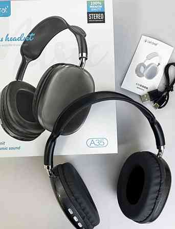 Беспроводные наушники Celebrat A35 / Большие наушники Киев