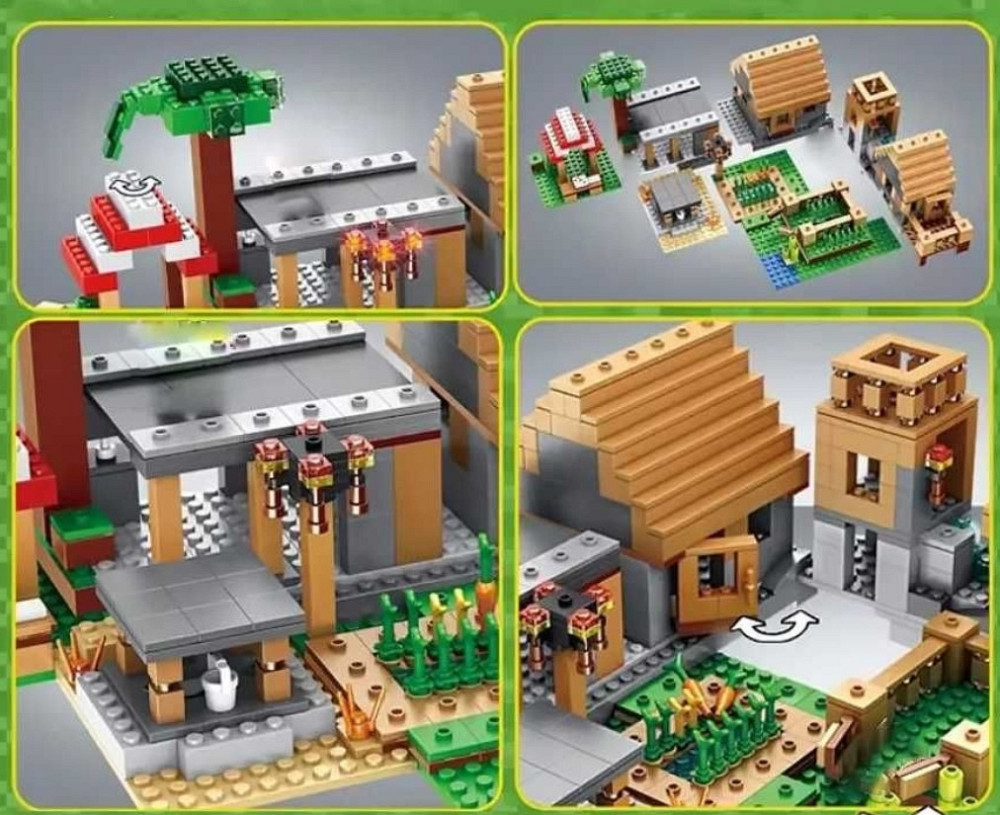 Лего Майнкрафт Деревня жителей с Драконами, 938 деталей Lego MINECRAFT. Харьков - изображение 3