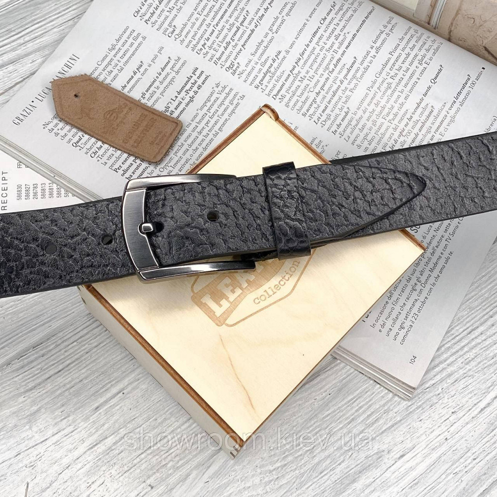 Мужской кожаный ремень Leather Collection (7801) Киев - изображение 3