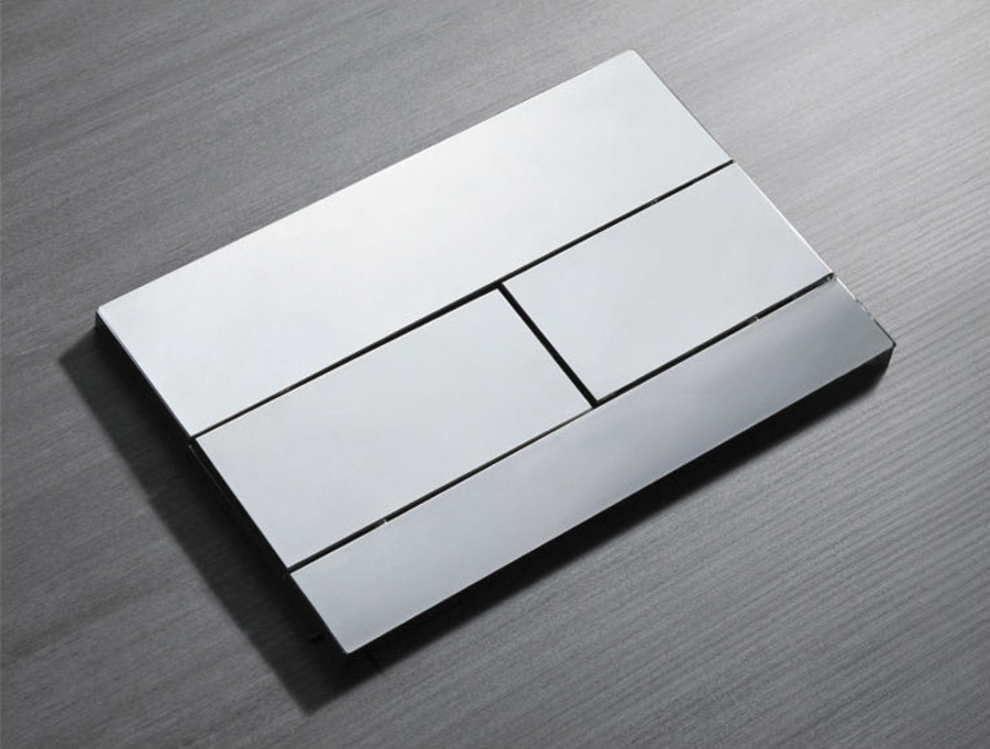 Панель змиву Koer KT-0603-01 240x160x10mm пластикова, кнопка лінійна   ( KR5319 ) 29958 Харків - фото 4