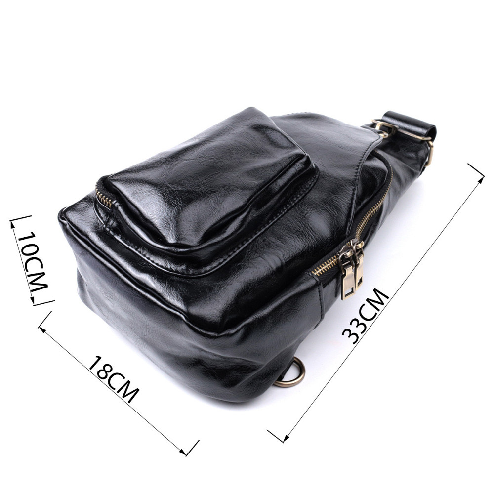 Практична жіноча сумка з екошкіри з акцентом на текстильну лямку Vintage 22776 Чорний Київ - фото 3