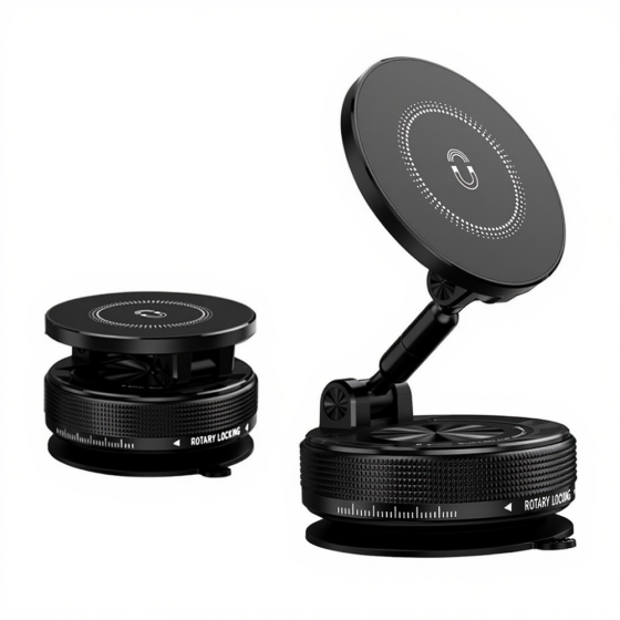 Держатель для телефона,автомобильный, магнитный на присоске с функцией оборота на 360,универсальный для машины или дома,черный Каменец-Подольский