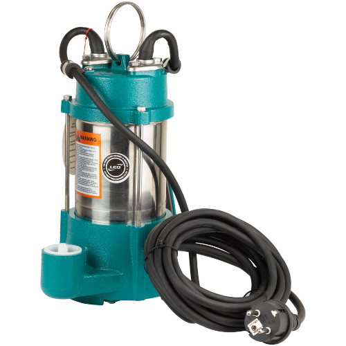 Насос дренажний 0,37кВт 42м 35л/хв нерж.сталь/чугун з антикорозійною обробкою Leo Житомир