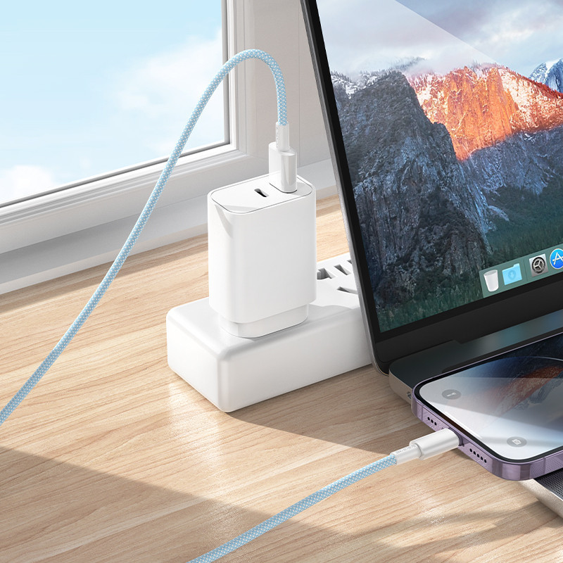 Кабель BOROFONE BX117 Source charging data cable iP White Одеса - фото 4