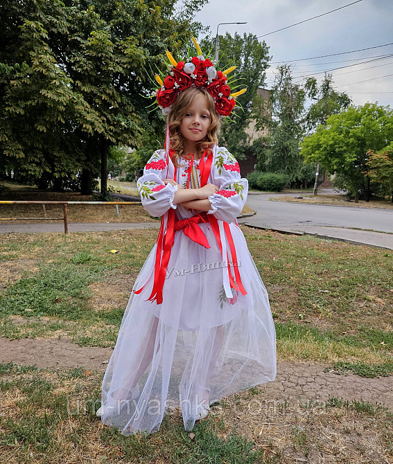 Детское вышитое платье с калиной Кривой Рог - изображение 9