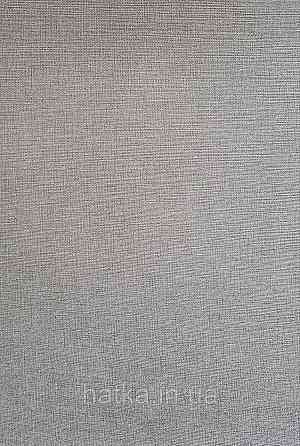 Шпалери метрові вінілові на флізеліні Sintra Structure однотонні під тканину смужки сіточкою сіро-зелені 460490 Київ