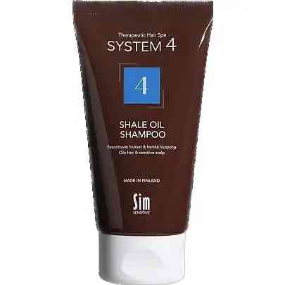 Шампунь №4 для жирної і чутливої шкіри голови System 4 №4 Shale Oil Shampoo Sim Sensitive 75 мл Київ