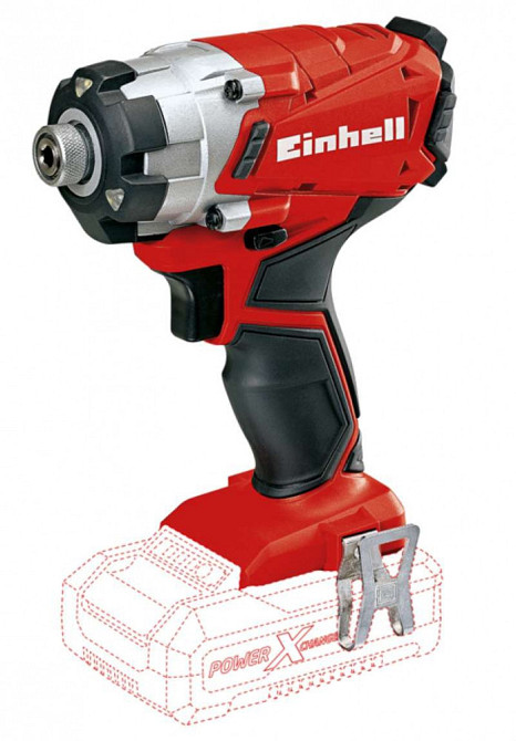 Набор ударная отвертка Einhell TE-CI 18 Li Solo + зарядное устройство и аккумулятор 18V 2,5 Ah Киев - изображение 2