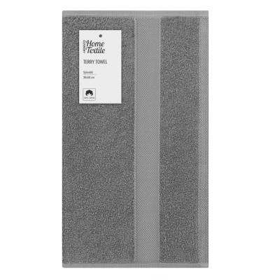Полотенце Ardesto Splendid 100% хлопок, серый 50х90 см (ART2350GR) Винница - изображение 1