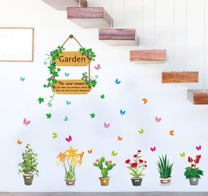 Декоративная наклейка на стену Цветы Киев - изображение 8