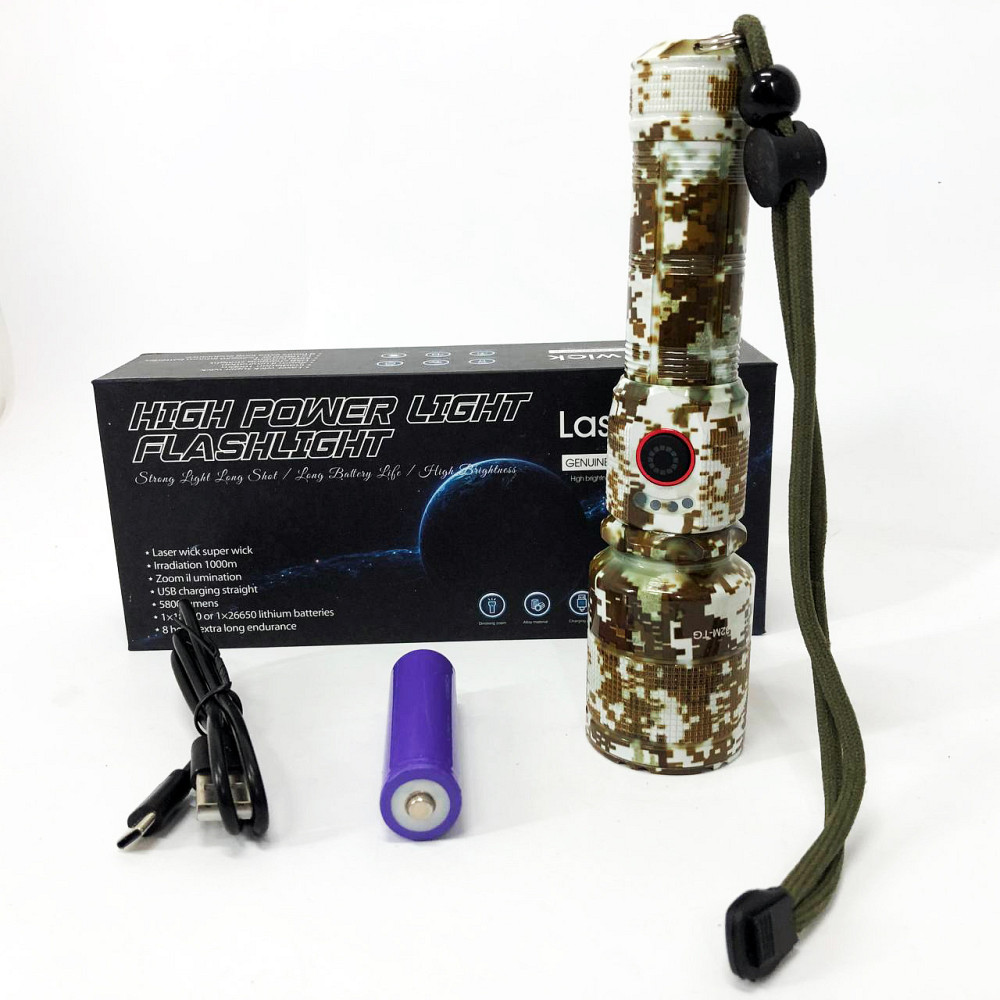 Потужний ліхтар для дому топ-ліхтарик PLD-AK132M, Світлодіодний ліхтар із тривалим часом світіння XY-59 Львів - фото 1