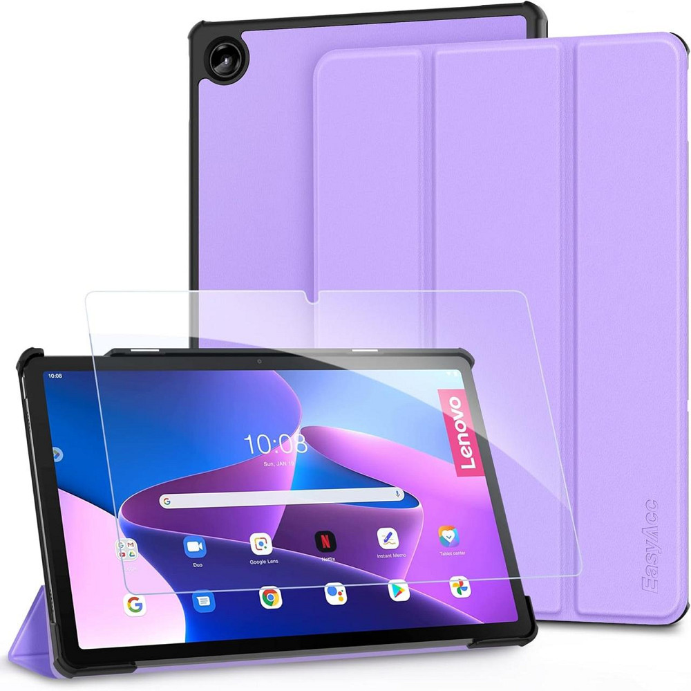 Защитный чехол EasyAcc для Lenovo Tab M10 Plus 10.6 (Gen 3) (TB-125FU/128FU/128XU) + защитное стекло Днепр - изображение 10