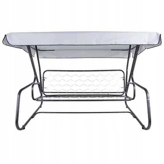 Гойдалка садова Patio Celebes, сіро-бірюзовий геометричний принт Київ