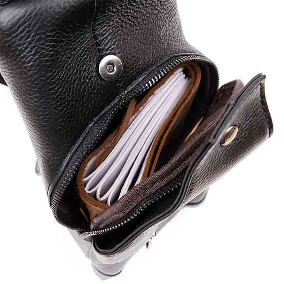 Сумка крос боді Vintage 20403 Чорна Київ