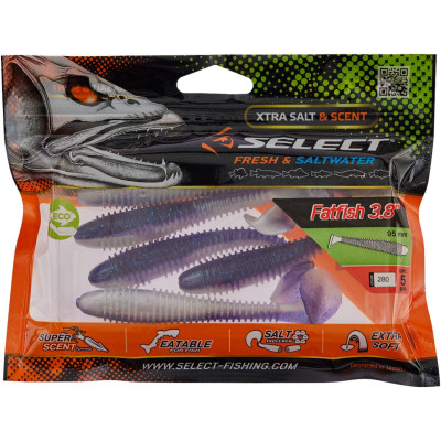 Силікон рибальський Select FatFish 3.8&quot; 280 (5 шт/уп) (1870.72.09) Вінниця - фото 2