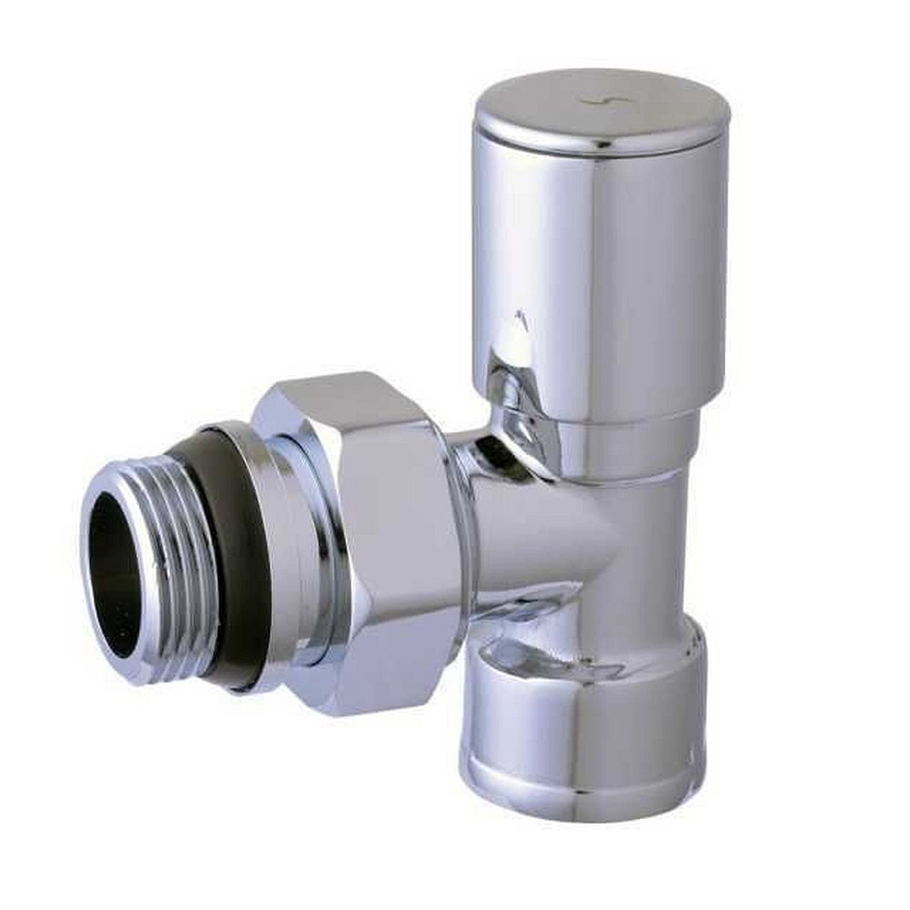 Кран вентильний кутовий з американкою SOLOMON 3/4″ CHROM 1855  з ущільнювачем Тернопіль - фото 1