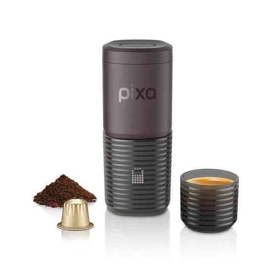 Портативная электрическая эспрессо кофеварка Wacaco Pixapresso для молотого кофе и капсул, красная Киев