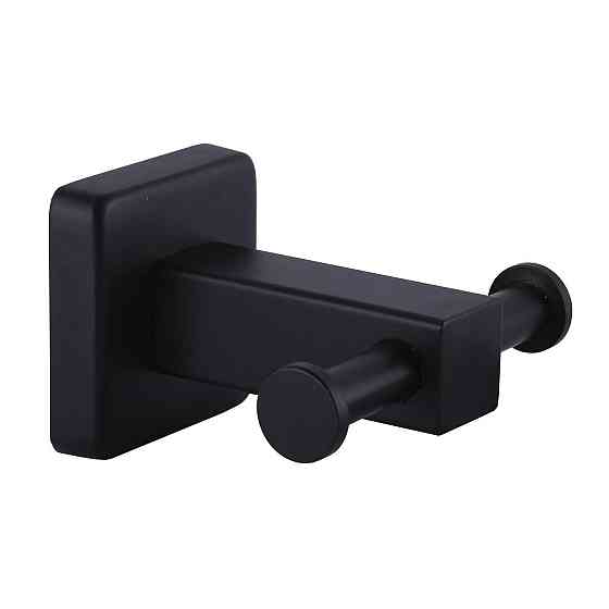 Гачок подвійний Globus Lux BQ9412 чорний матовий SUS304 (000022209) Київ