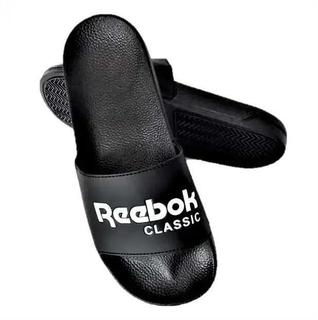Чоловічі Шльопанці Тапочки Reebok Сланці Рибок Чорні (розміри: 40) Дніпро - фото 1