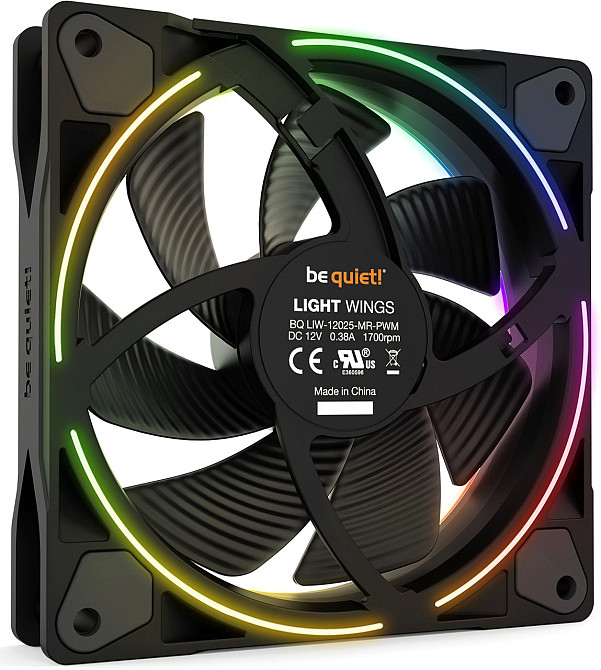 Вентилятор be quiet! Light Wings 120mm PWM 3-Pack Black (BL076) ( 21588 ) Харьков - изображение 2