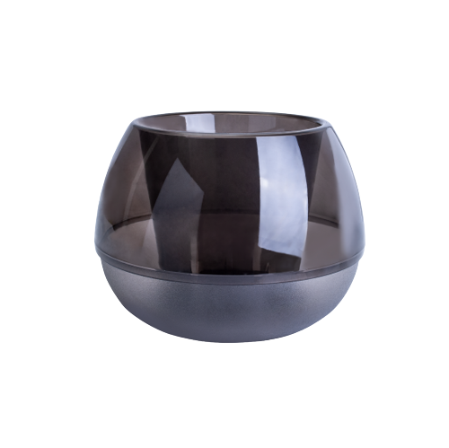 Вазон Сфера 10 см коричневий прозорій Алеана Житомир - фото 1