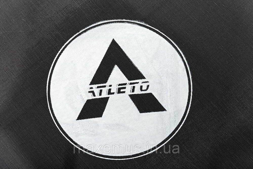 Батут детский Atleto 374 см с защитной сеткой и лестницей батут для детей садовый батут синий Мостиська - фото 7