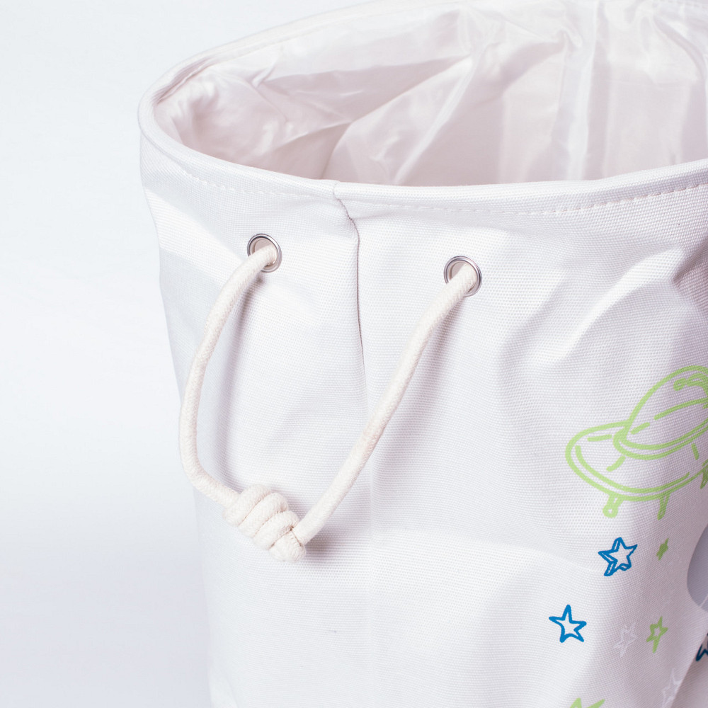 Yiwu Кошик для іграшок тканинний 40×40×47 см Білий HP-41-15W Коломия - фото 5