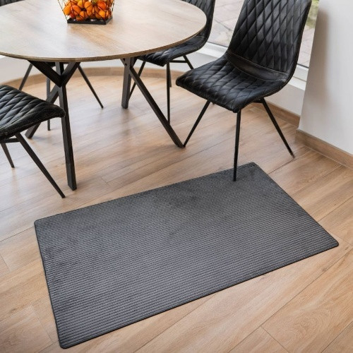 Килим універсальний для підлоги ТМ Dariana Фібра 60*90см сірий Житомир - фото 8