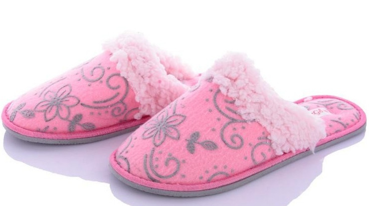 ДомашниеТапочки женские закрытые PaGo розовые Одесса - изображение 6