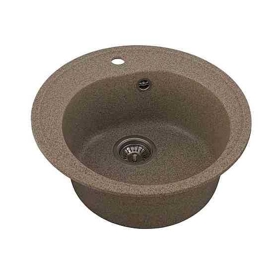 VALESO Гранітна мийка для кухні VALESO LUNA 510 матова Карамель Коломыя