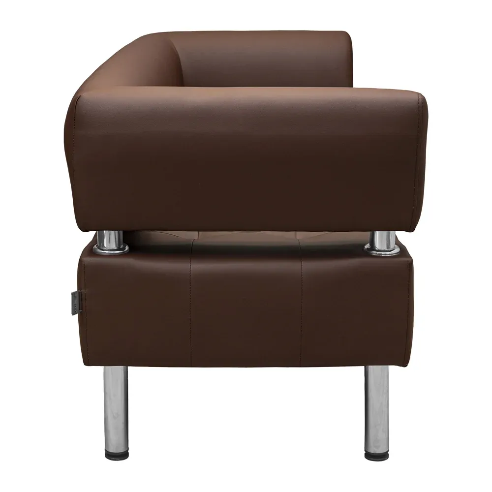 Диван Офіс Комплектація Подвійний Зі Спинкою Та Підлокітниками Оббивка Флай 2231 Дніпро - фото 7