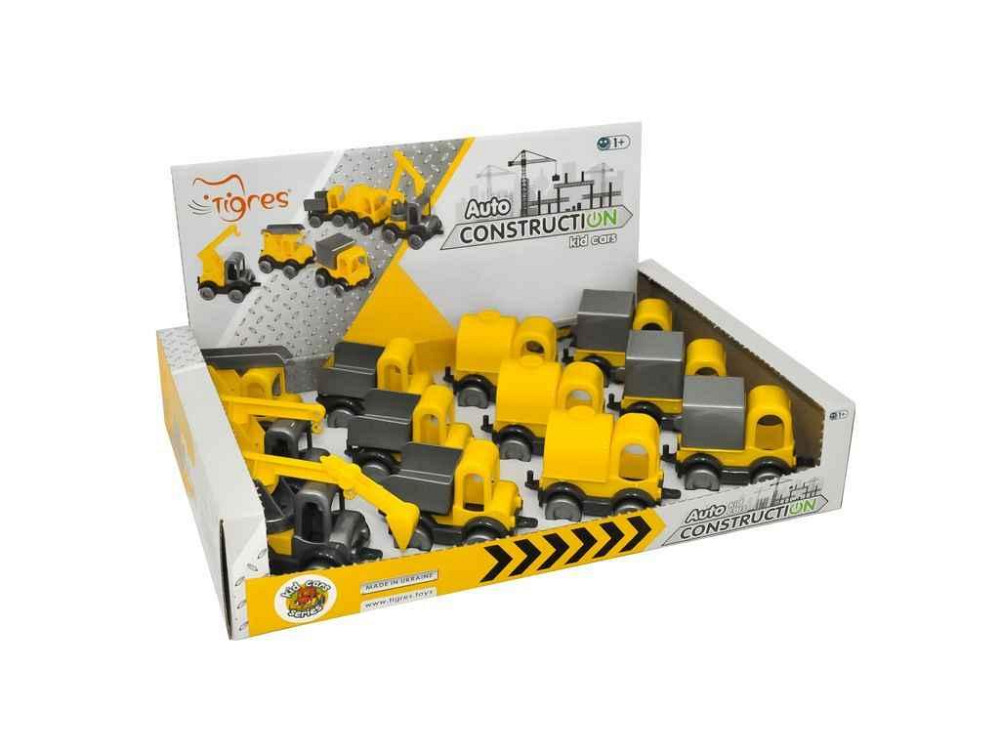 Машина 9*7*6см Kid cars будівельний арт.39901 жовтий ТМ TIGRES Київ - фото 1