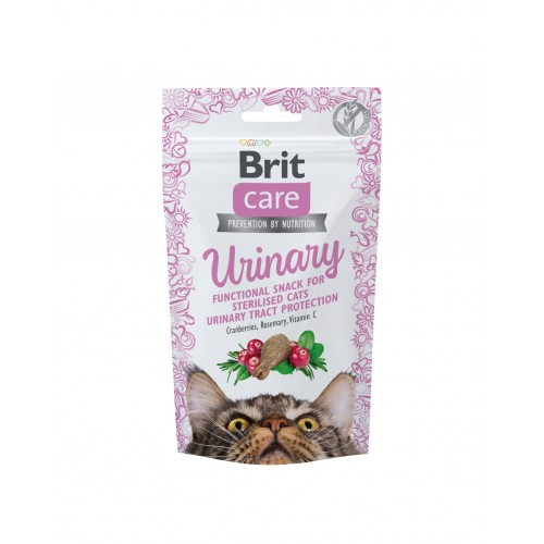Ласощі Brit Care Functional Snack Urinary для котів д/здоров я сечовидільної системи з індичкою 50 г Київ - фото 1