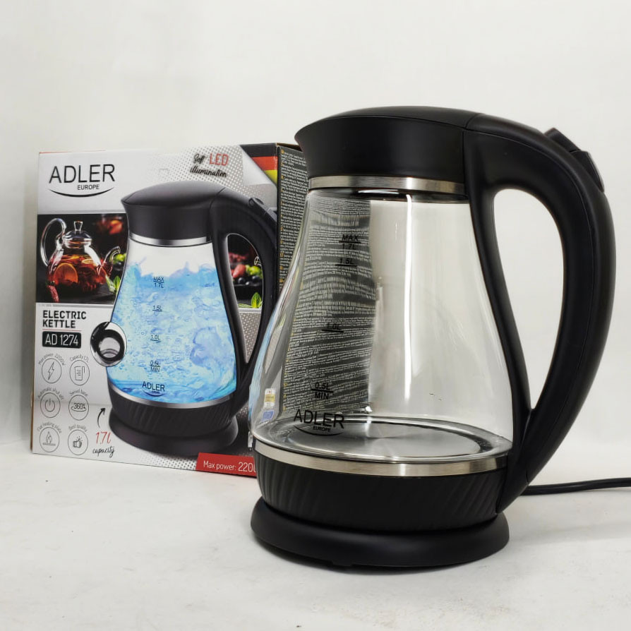 Чайник с индикацией и подсветкой, Электрочайник с контролем уровня воды, Хороший электронный чайник YF-63 Львов - изображение 9